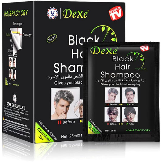 Shampoo para cabello negro y cubre canas